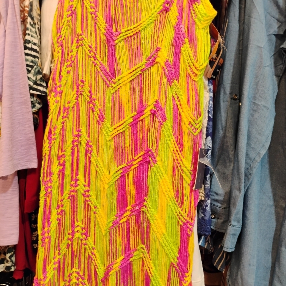 Colorful Knit Dress